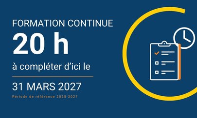 Formation continue : ce que vous devez savoir d’ici le 31 mars 2027