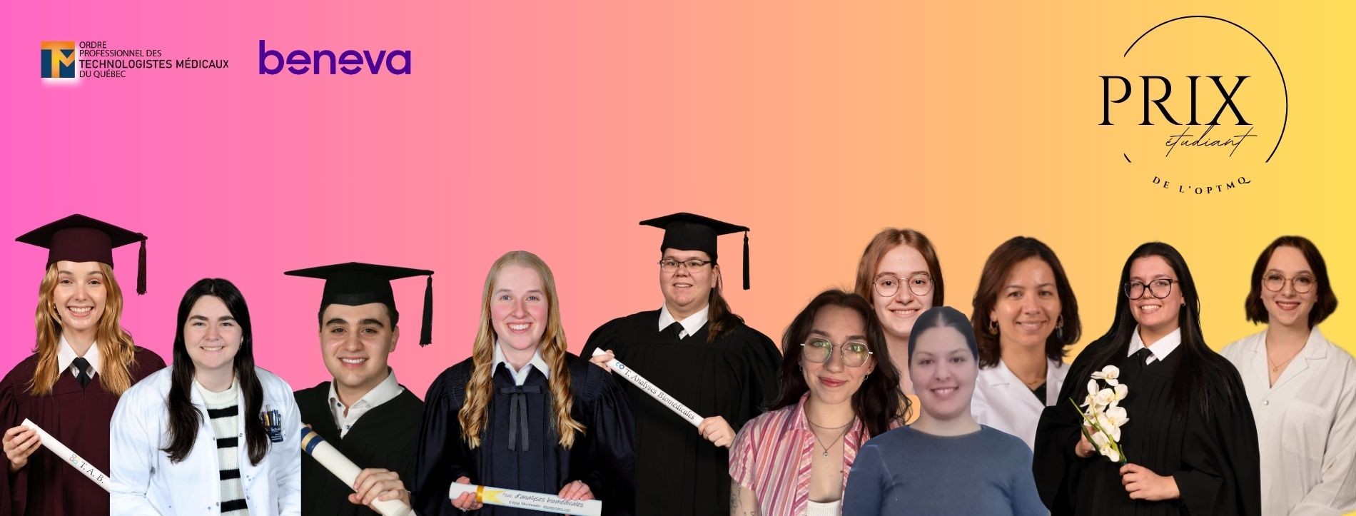 Lauréats du Prix étudiant d el'OPTMQ
